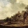 Goyen_Jan_van_Peasant_Huts_with_a_Sweep_Well