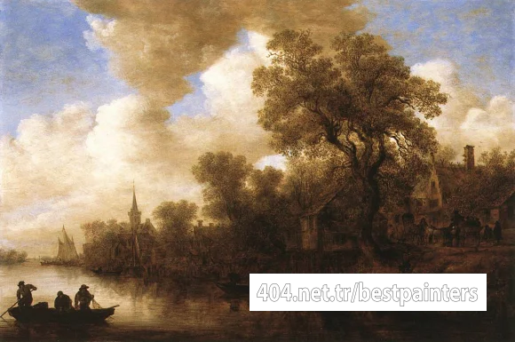 Goyen_Jan_van_River_Scene