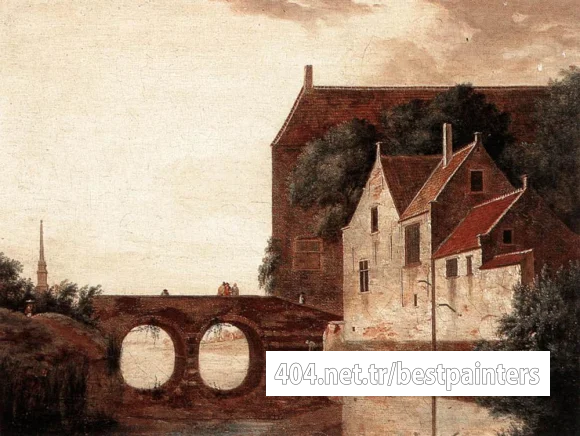 HEYDEN_Jan_van_der_View_Of_A_Bridge