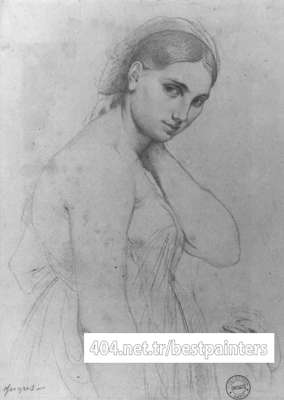 Ingres_Study_for_Raphael_and_the_Fornarina