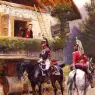 Detaille_Jean_Baptiste_Edouard_Mounted_First%20Empire_Dragoons_In_Front_Of_A_Country_House