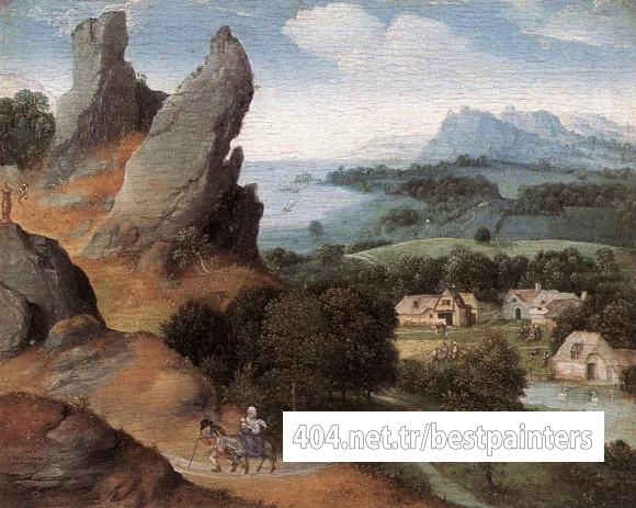 PATENIER_Joachim_Landscape_With_The_Flight_Into_Egypt