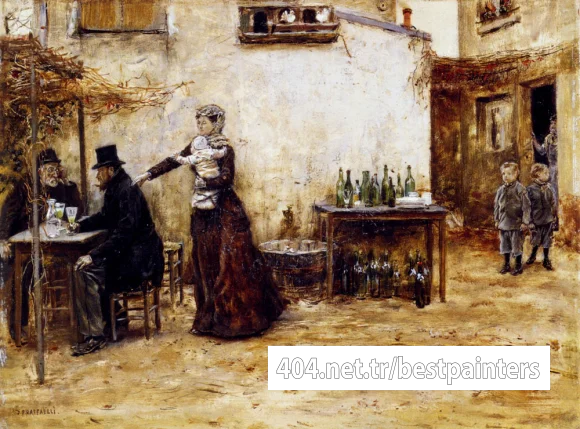Raffaelli_Jean_Francois_Les_Habiitues_De_Cafe