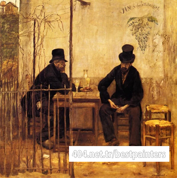 Raffaelli_Jean_Francois_The_Absinthe_Drinkers