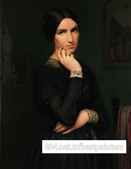 Flandrin_Hippolyte_Madame_Hippolyte_Flandrin