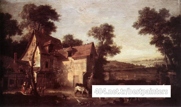 OUDRY_Jean_Baptiste_Farmhouse