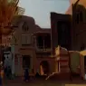 Gibert_Jean_Baptiste_Adolphe_A_Street_In_Old_Cairo