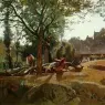 Corot_Peasants_under_the_Trees_at_Dawn_Morvan