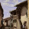 Corot_A_Village_Steeet_Dardagny