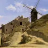 Corot_A_Windmill_in_Montmartre