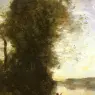 Corot_Jean_Baptiste_Camille_Le_Batelier_Quittant_La_Rive_Avec_Une_Femme_Et_Une_Femme