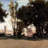 Corot_Jean_Baptiste_camille_Rome_Le_Colisee_Vu_Des_Jardins_Farnese