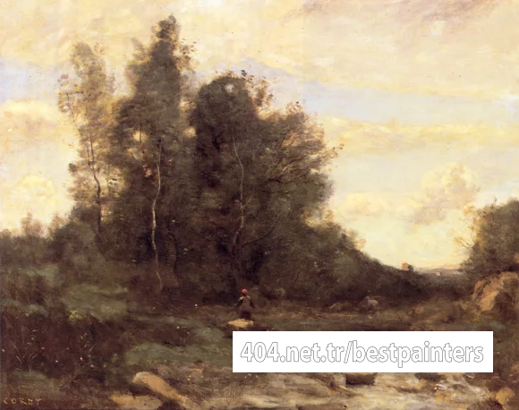 Corot_Le_torrent_pierreaux