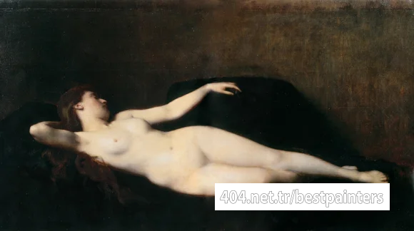 Jean-Jacques Henner
Donna sul divano nero
1865
oil on canvas
93 x 180 cm
Mus?e des Beaux-Arts, Mulhouse