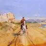 Meissonier_Jean_Louis_Ernest_Self_Portrait_Along_The_Route_De_La_Salice_Antibes