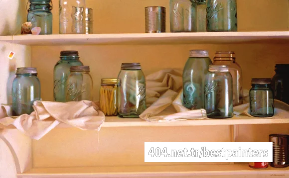 Larson_Jeffrey_1998_Old_Jars,_New_Light_20by38in