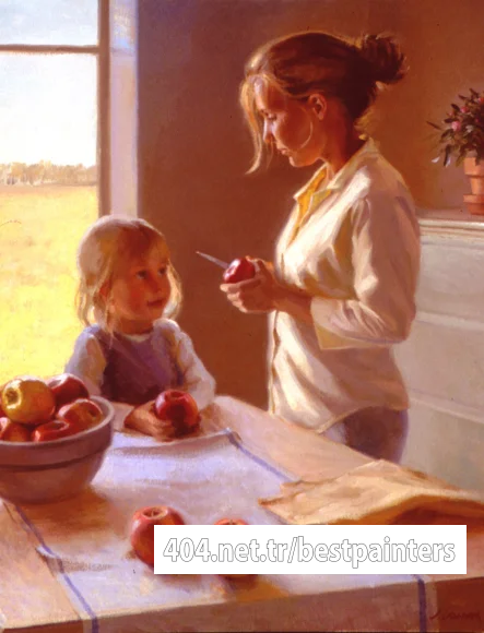 Larson_Jeffrey_2000_Autumn_Apples_24by30in