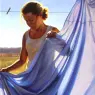 Larson_Jeffrey_2001_Blue_Sweet_30by40in