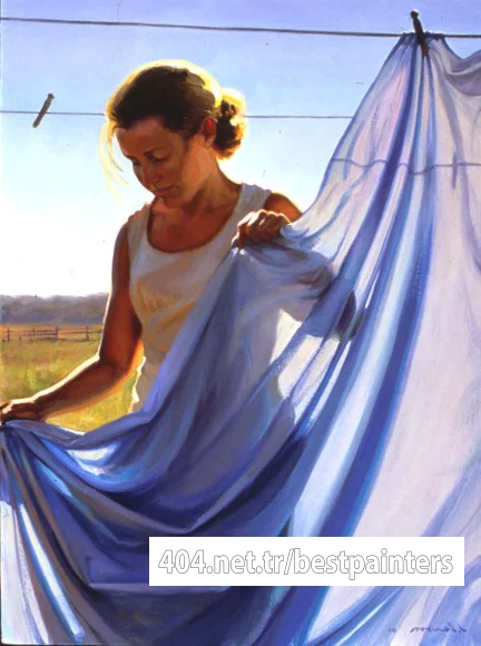 Larson_Jeffrey_2001_Blue_Sweet_30by40in