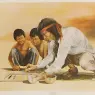 Jesus Helguera AUSENCIA Mexican Calendar Art