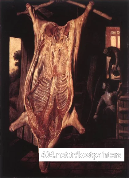 BEUCKELAER_Joachim_Slaughtered_Pig