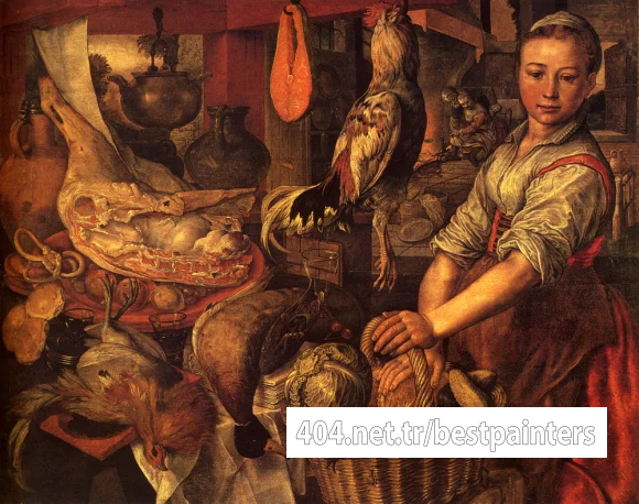 Bueckelaer_Joachim_Interior_Of_A_Kitchen