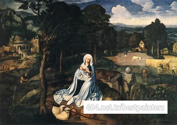 PATENIER_Joachim_Rest_During_The_Flight_To_Egypt
