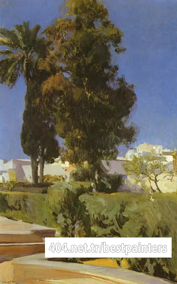 Sorolla_Joaquin_Jardines_Del_Alcazar