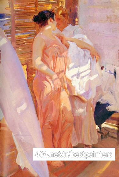 Sorolla_Joaquin_La_Bata_Rosa