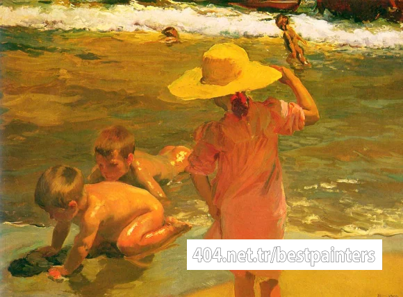 Sorolla_Joaquin_Ninos_A_La_Orilla_Del_Mar