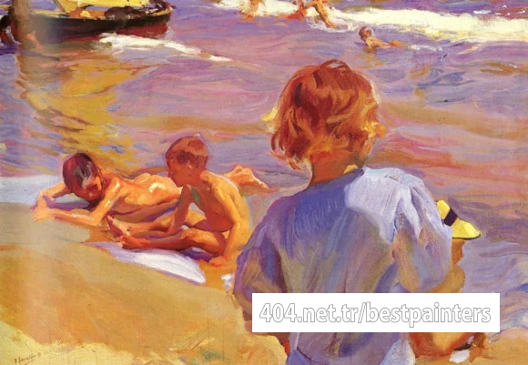 Sorolla_Joaquin_Ninos_En_La_Playa(Valencia)