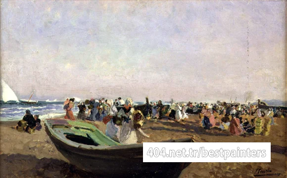 Sorolla_y_Bastida_Joaquin_Playa_de_Valencia._Pescadoras