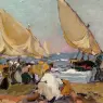 Sorolla_y_Bastida_Joaquin_Sailing_Vessels_on_a_Breezy_Day_Valencia