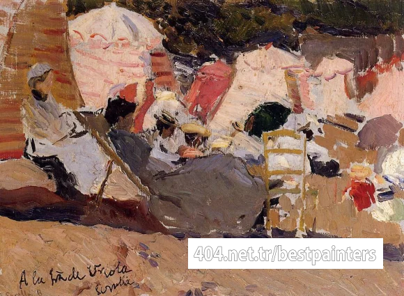 Sorolla_y_Bastida_Joaquin_The_Beach_at_Biarritz