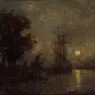 Jongkind_Johan_Berthold_Holandaise_Landscape_with_Docked_Boat
