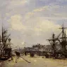 Jongkind_Johan_Berthold_Honfleur_the_Railroad_Dock