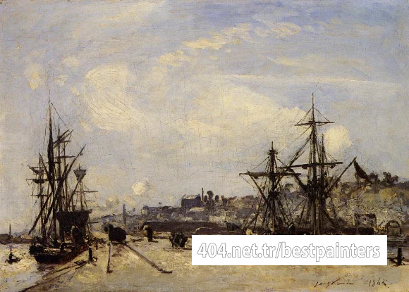 Jongkind_Johan_Berthold_Honfleur_the_Railroad_Dock