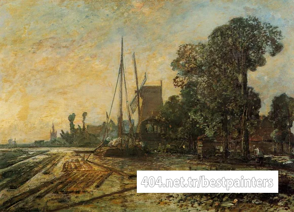 Jongkind_Johan_Berthold_Windmill_near_the_Water