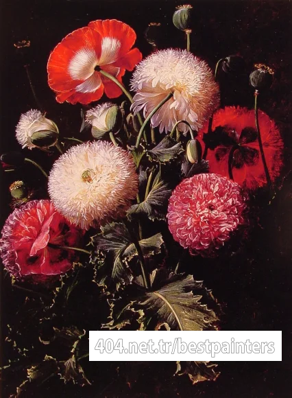 Still_Life_with_Pink_Red_and_White_Poppies