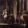 SCHONFELD_Johann_Heinrich_Alexander_The_Great_Before_The_Tomb_Of_Achilles