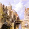 Klinkenberg_Johannes_Christiaan_Karel_The_Oudezijdsvoorburgwal_Amsterdam