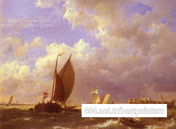 Dommelshuizen_Cornelis_Christiaan_A_Sunlit_Dock