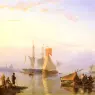 Koekkoek_Hermanus_Shipping_In_A_Calm_Amsterdam