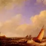 Koekkoek_Hermanus_The_Scheldt_River_At_Flessinghe