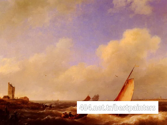 Koekkoek_Hermanus_The_Scheldt_River_At_Flessinghe