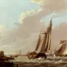 Koekkoek_Jan_Hermanus_Shipping_In_A_Choppy_Estuary