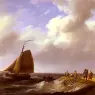 Koekkoek_Johannes_Hermanus_A_fresh_Breeze_Off_The_Dutch_Coast
