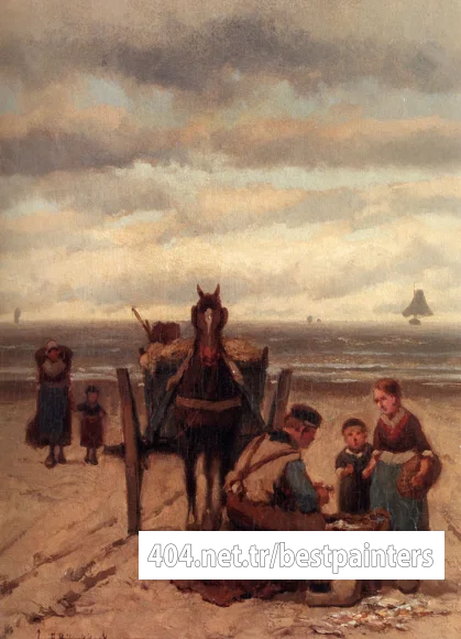 Koekkoek_Johannes_Hermanus_The_Shell_fisher