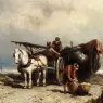 Koekkoek_Johannes_Hermanus_Unloading_The_Catch