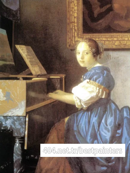 Vermeer_Lady_Seated_at_a_Virginal_detail1